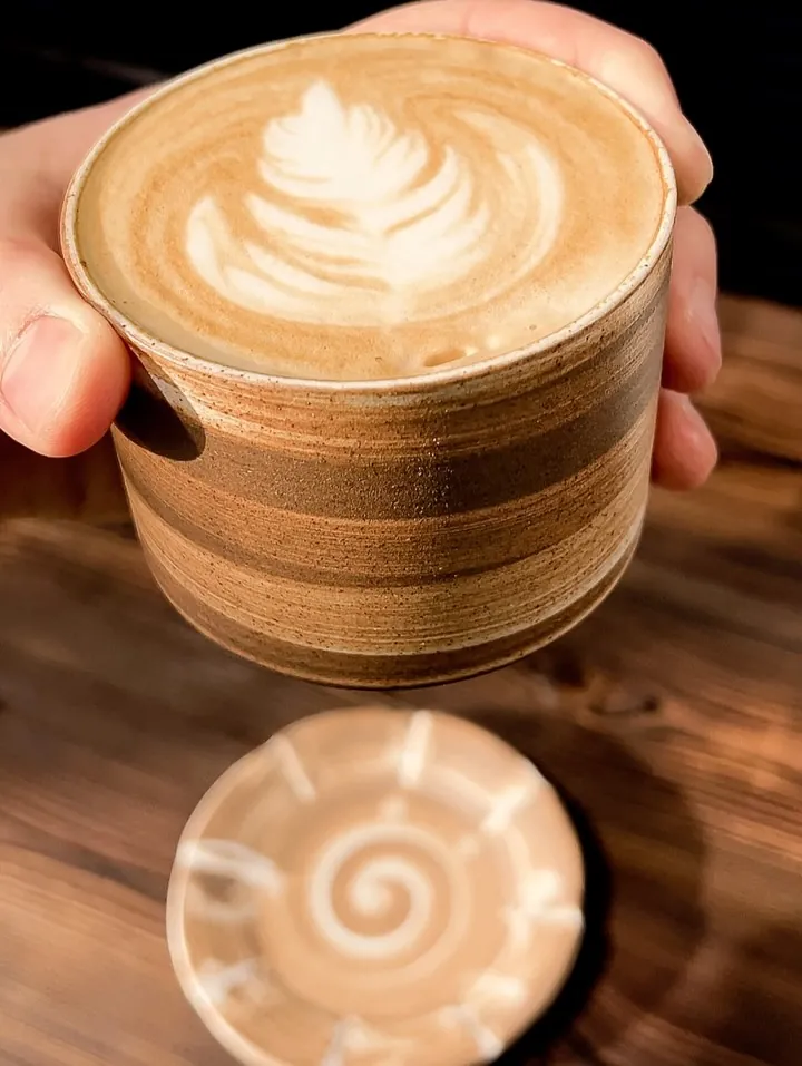 Brown Stone Cup (Earthy) - Ceramic - Luxury Handmade