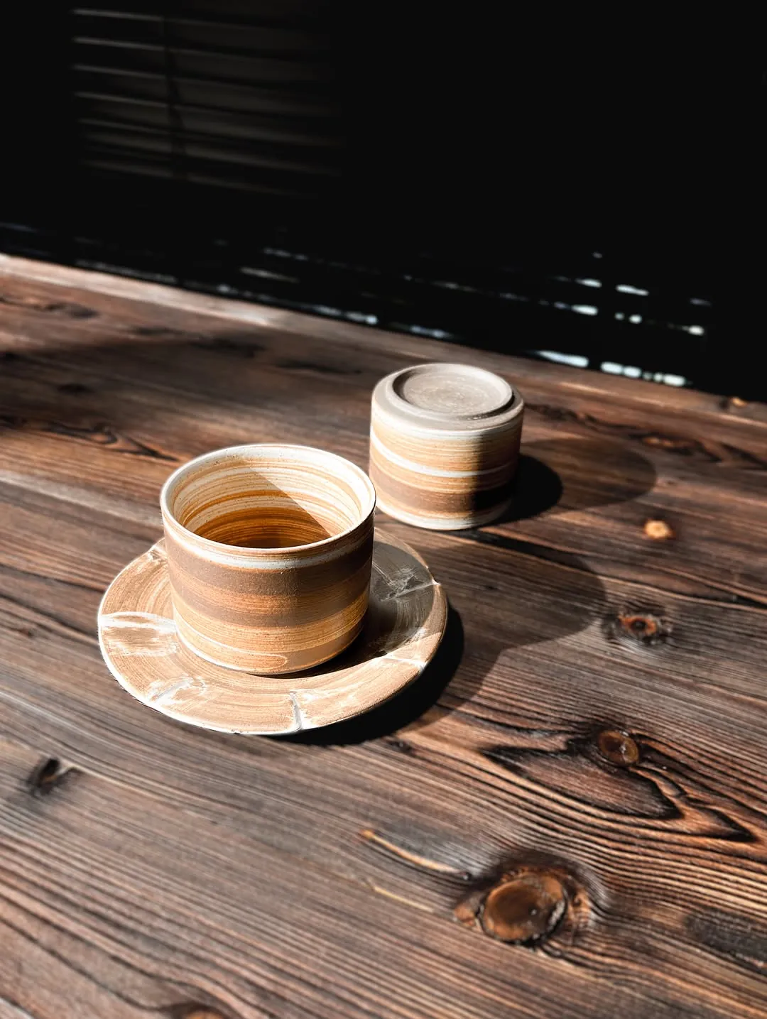Brown Stone Cup (Earthy) - Ceramic - Luxury Handmade