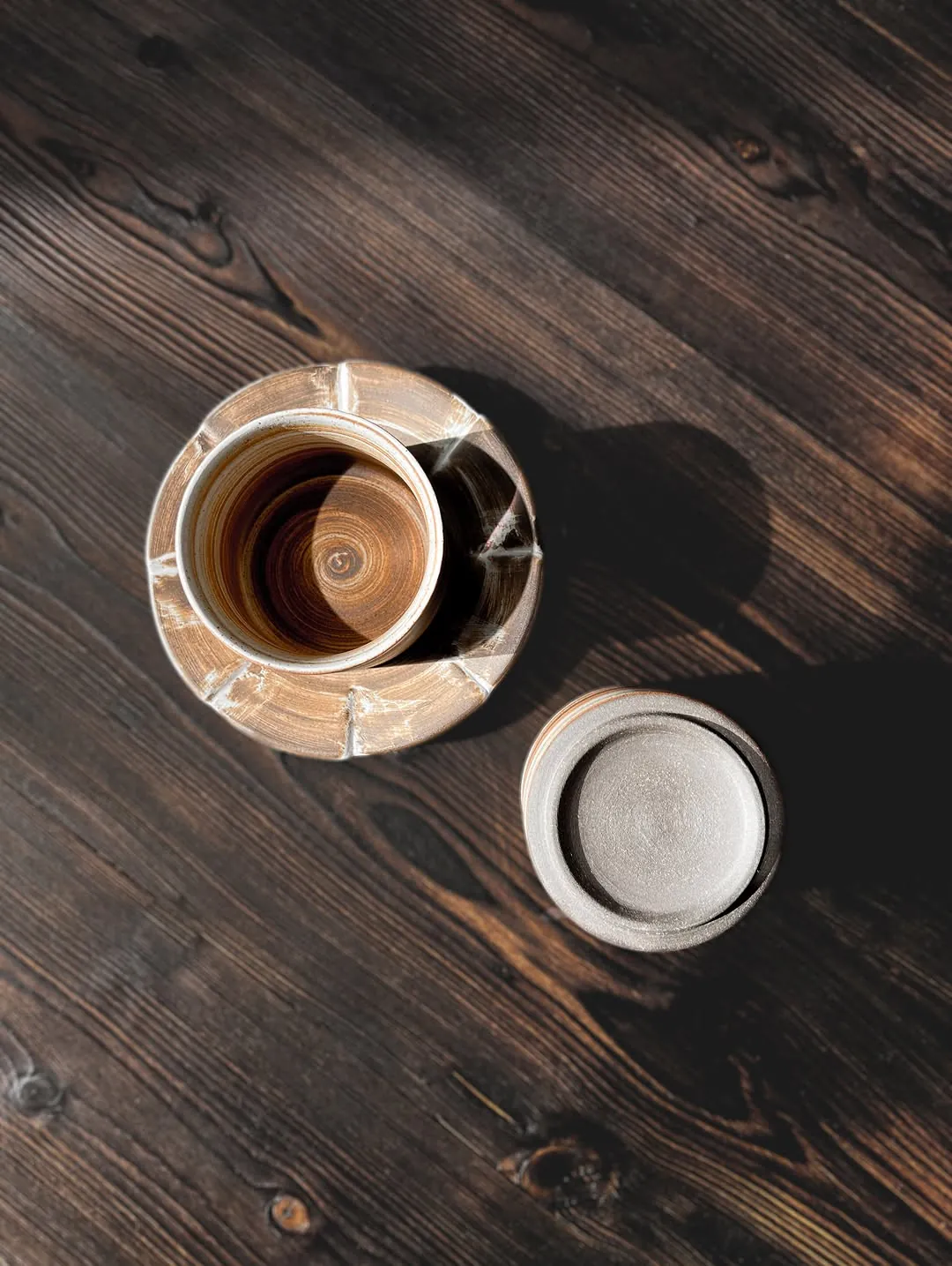 Brown Stone Cup (Earthy) - Ceramic - Luxury Handmade