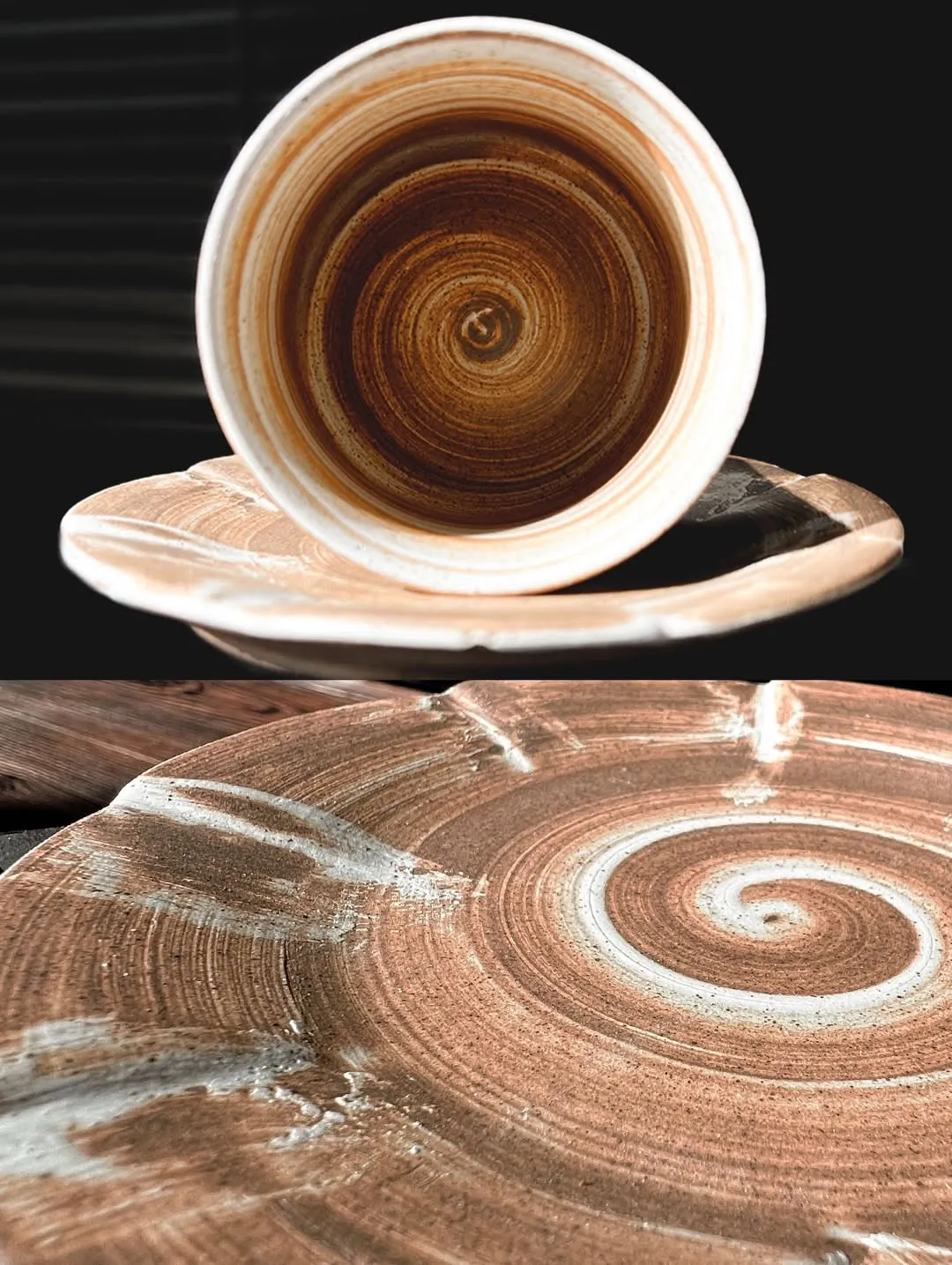 Brown Stone Cup (Earthy) - Ceramic - Luxury Handmade