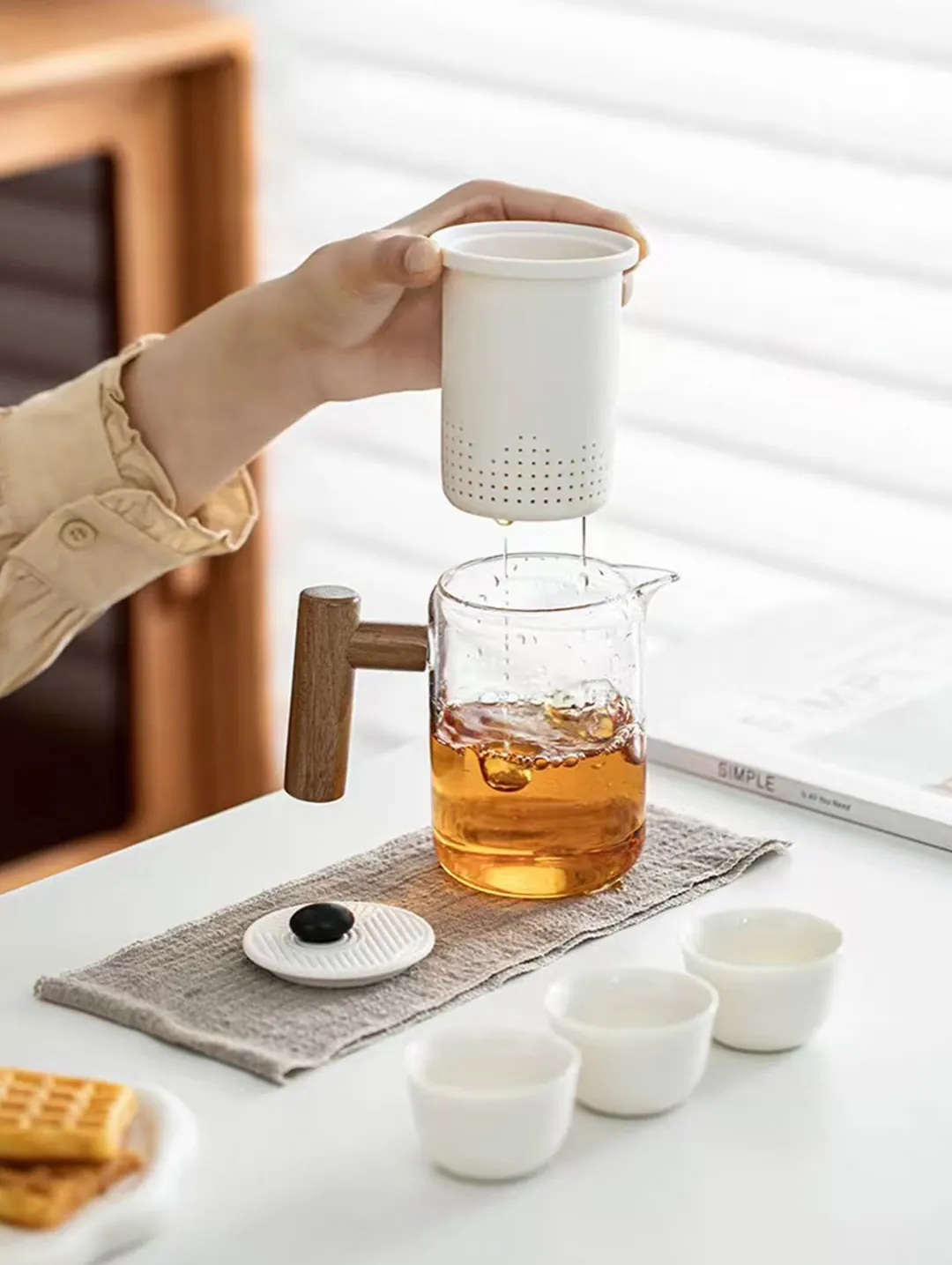 Glass Teapot Set