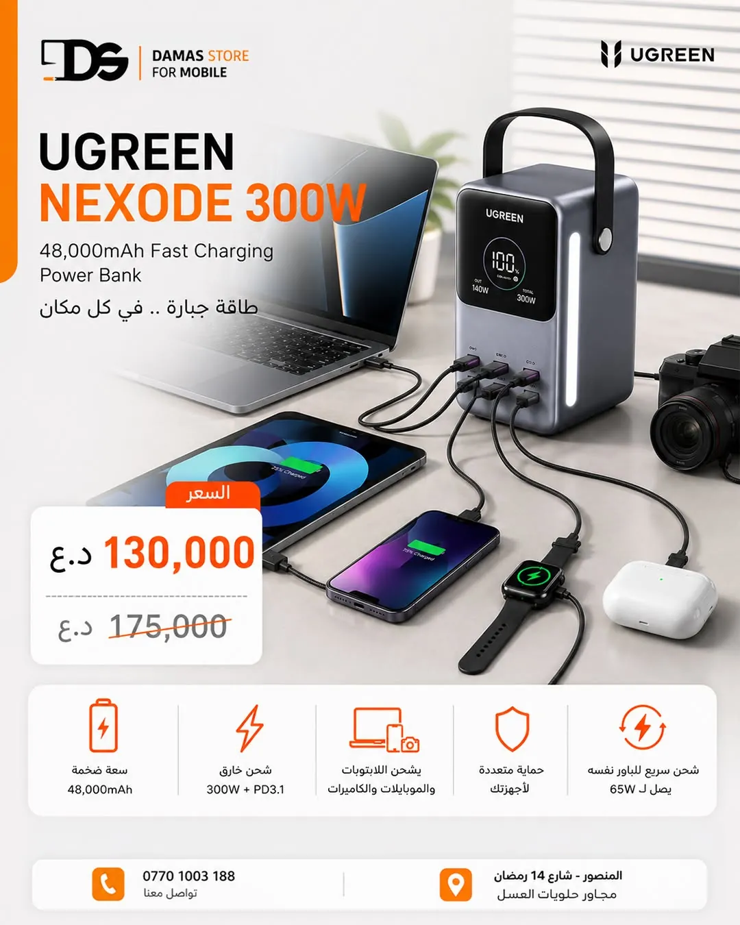 UGREEN Nexode 300W Power Bank