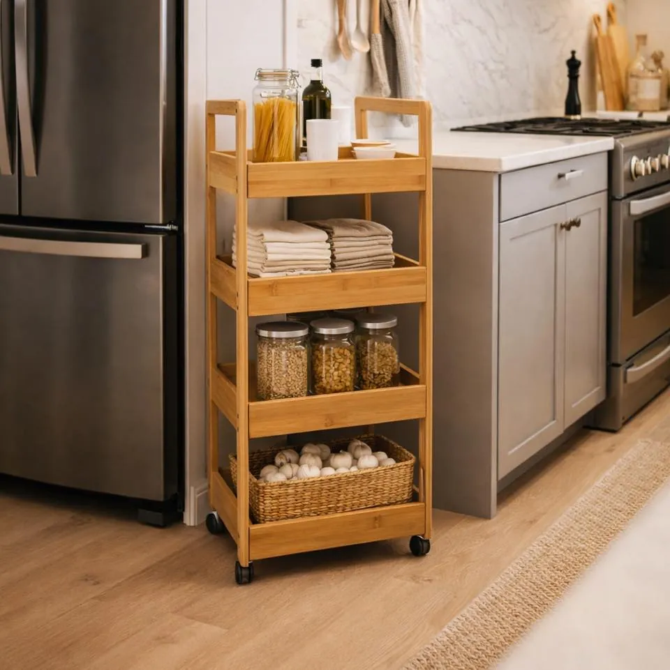 Bamboo Shelves