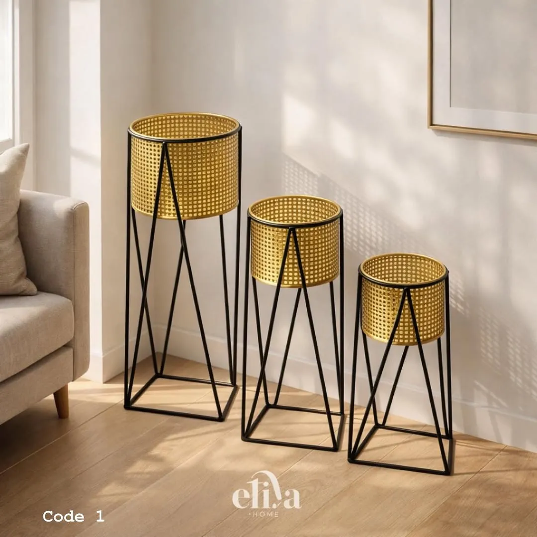 Luxury Metal Cushion Set (3 Pieces)