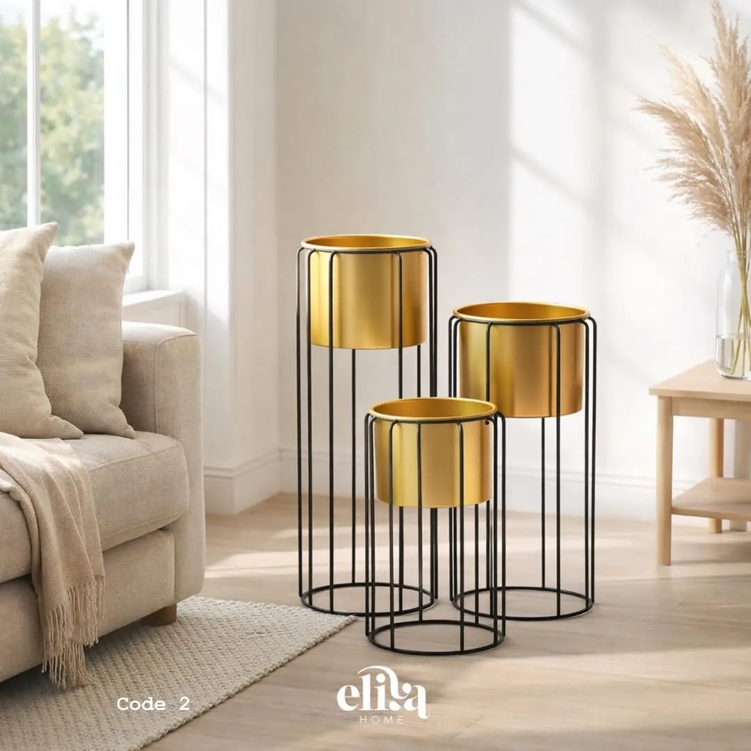 Luxury Metal Cushion Set (3 Pieces)