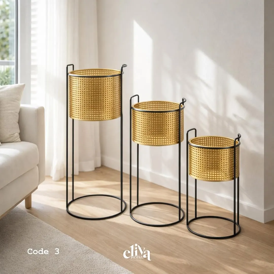 Luxury Metal Cushion Set (3 Pieces)