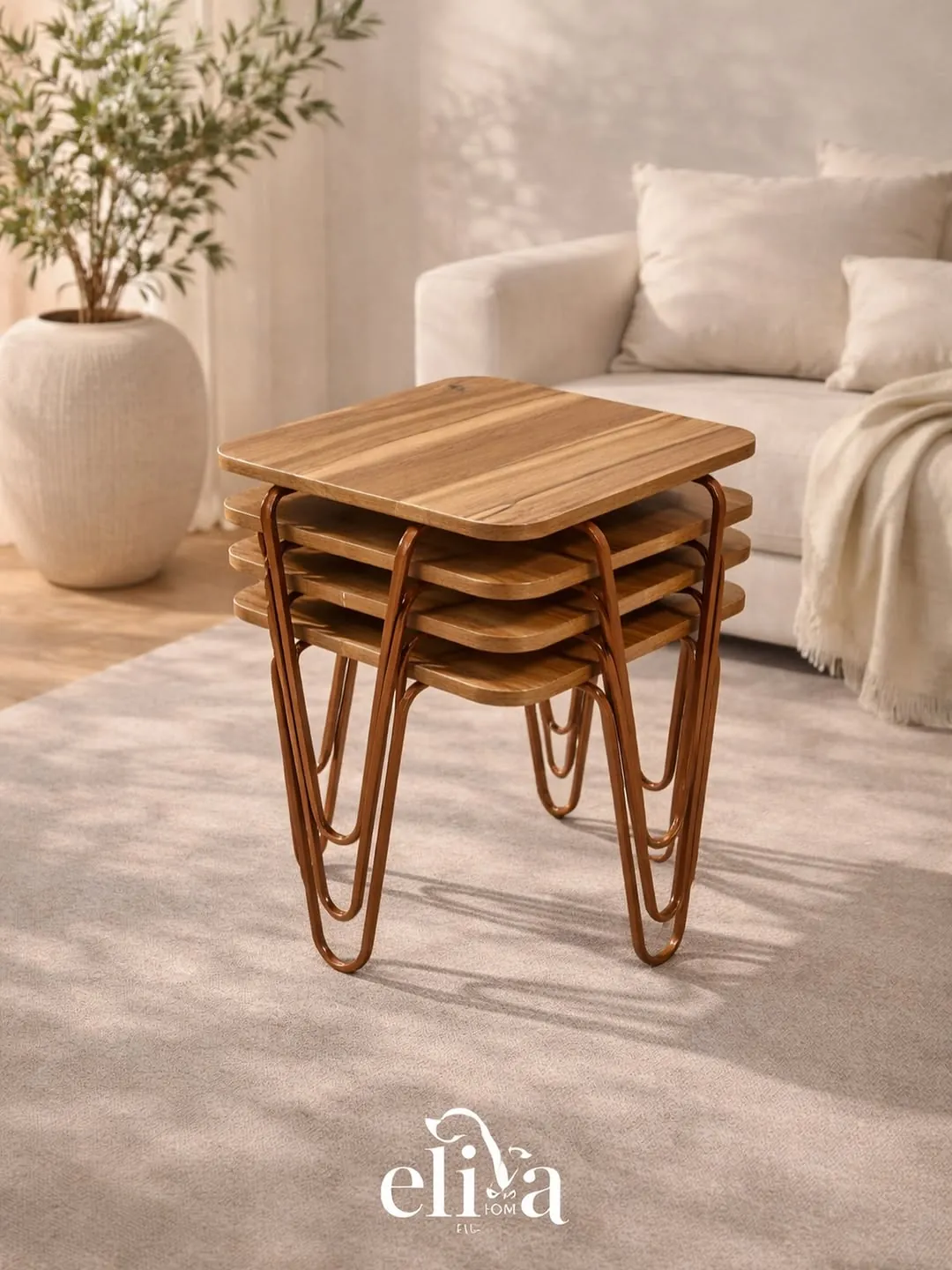 Square Four-Piece Table Set
