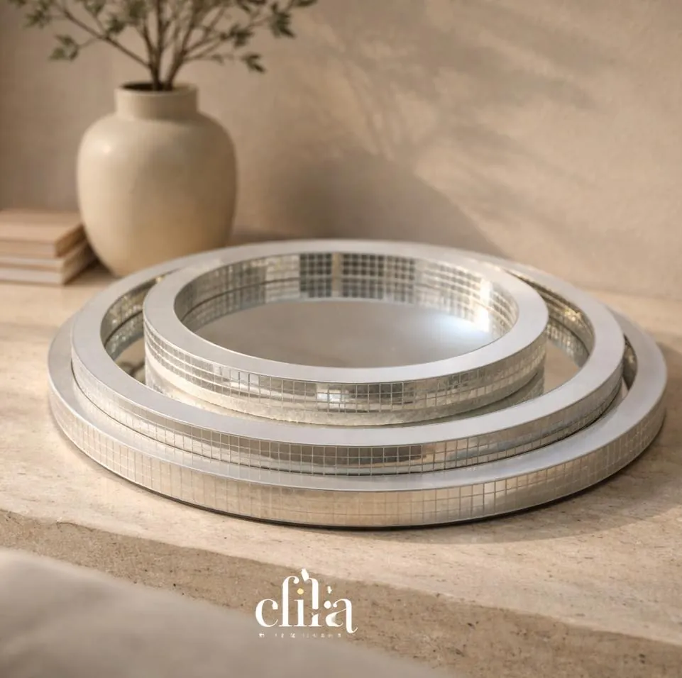 Crystal Tissue Holder and Tray Set
