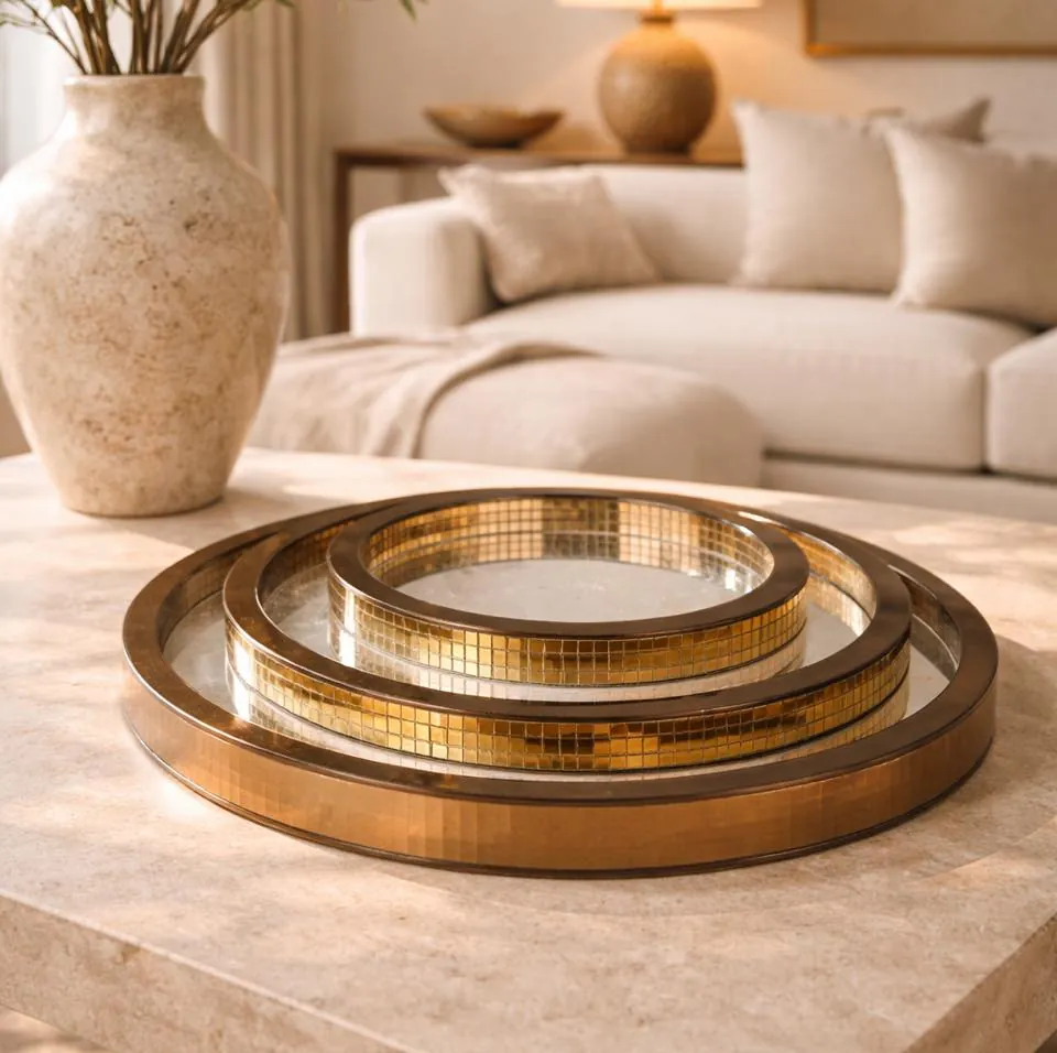 Crystal Tissue Holder and Tray Set