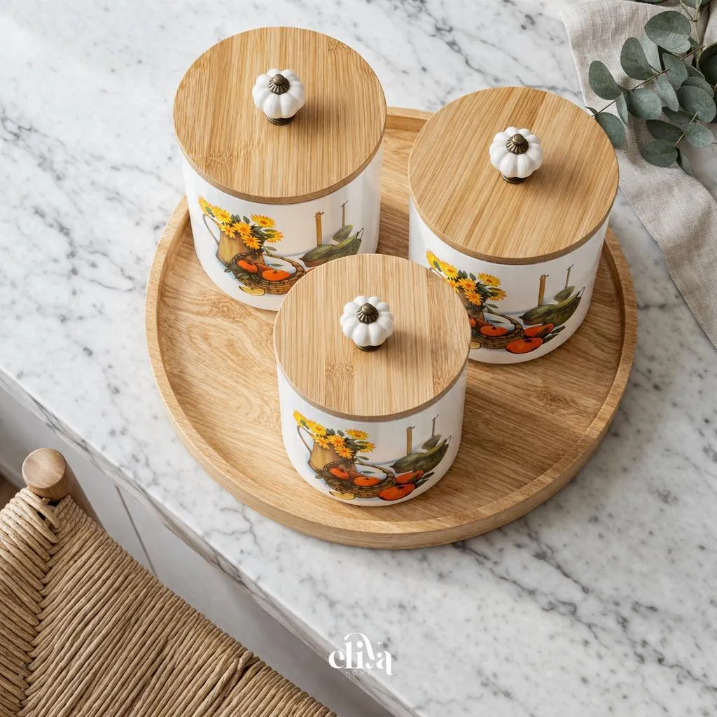 Three-Piece Shakar-dan Set