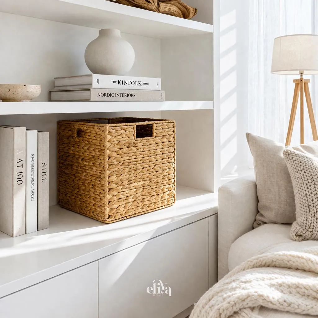 Elegant Wicker Storage Box