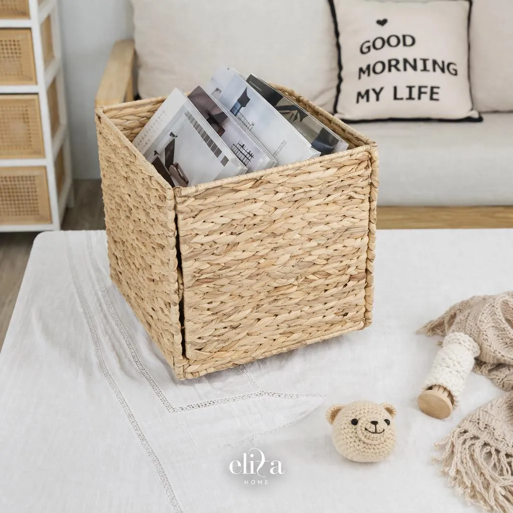 Elegant Wicker Storage Box