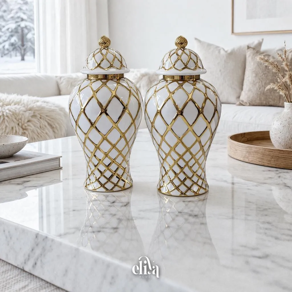 Luxury Porcelain Vase Set