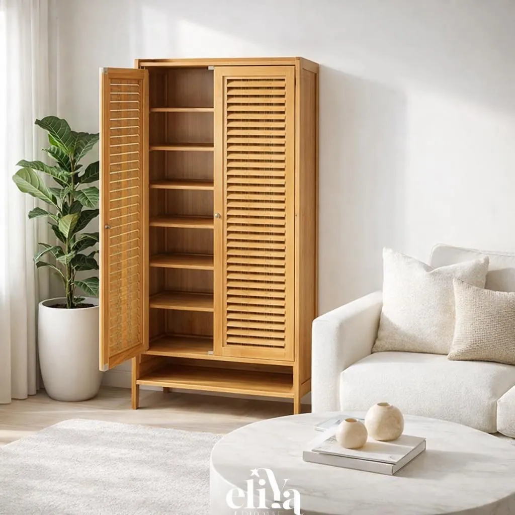 Bamboo 9-Tier Shelf