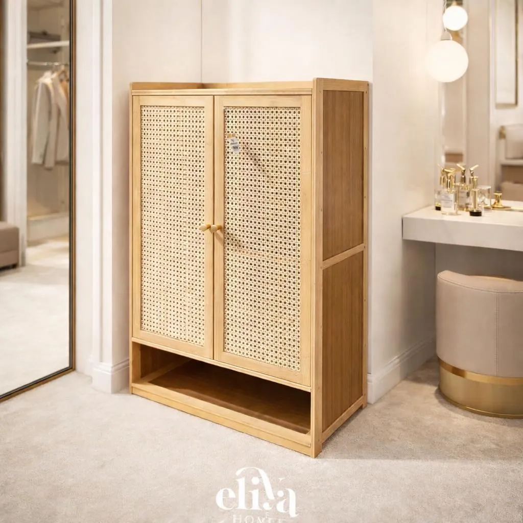 Bamboo Shoe Rack