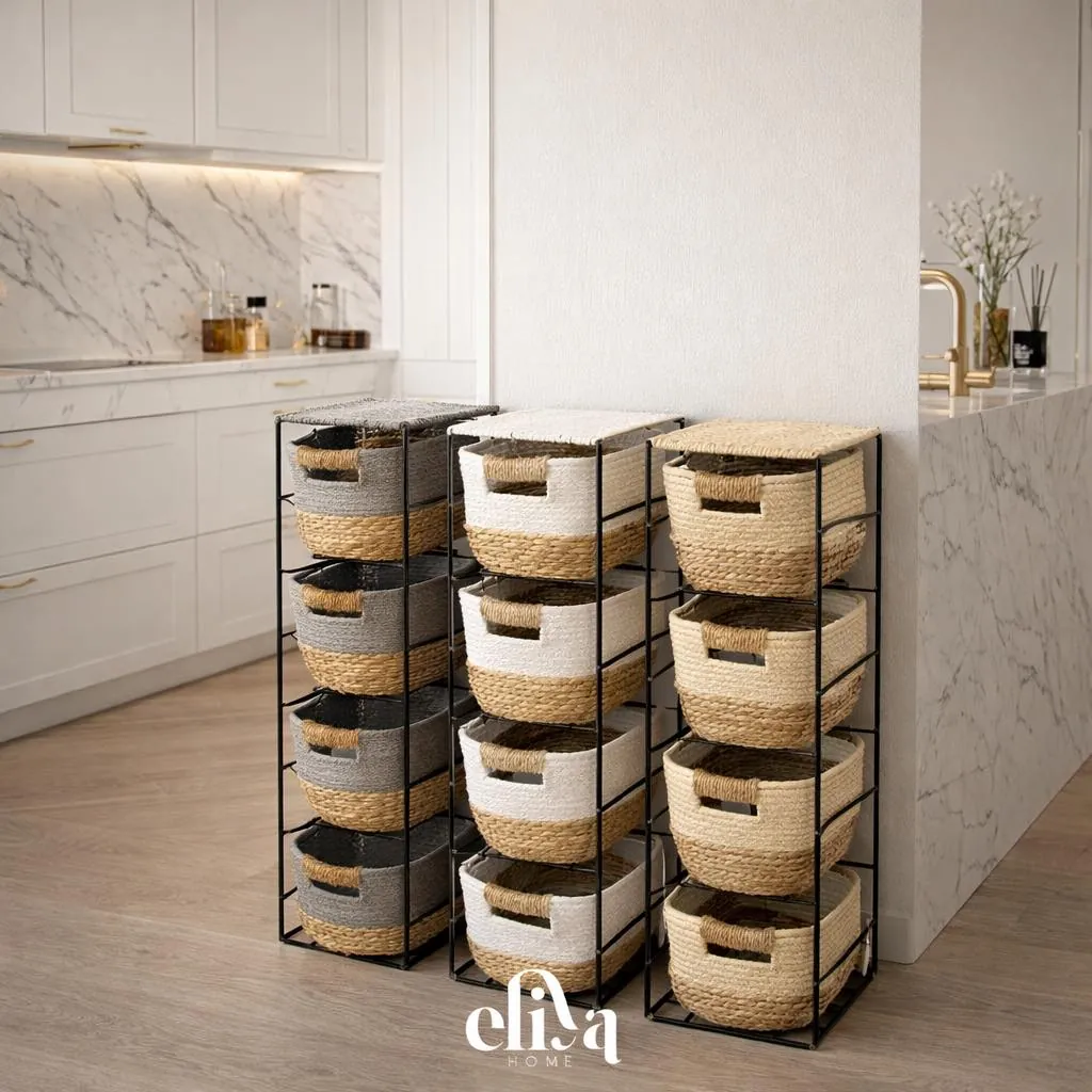 Elegant Vegetable Basket Stand