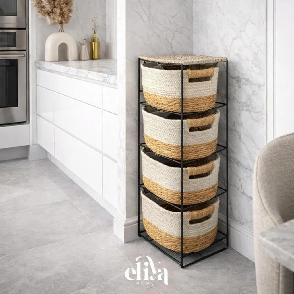 Elegant Vegetable Basket Stand