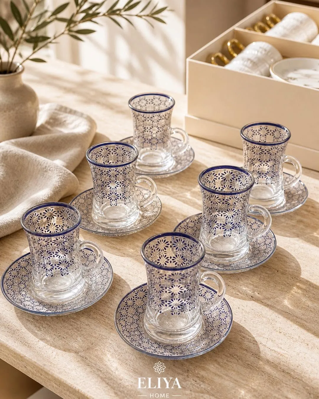 Elegant Tea Glass Set