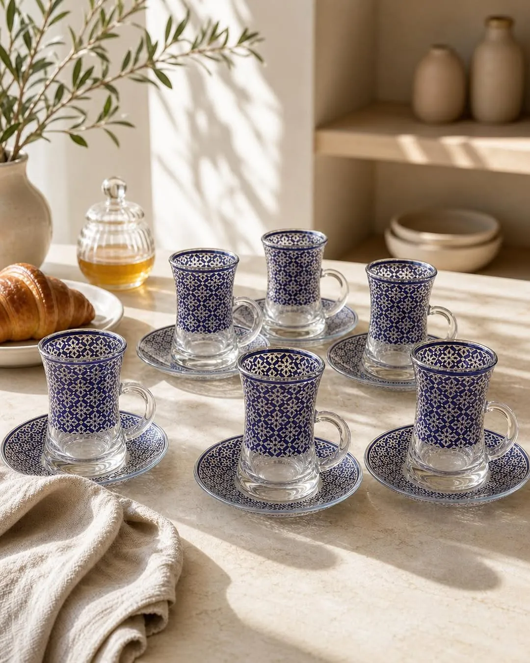 Elegant Tea Glass Set