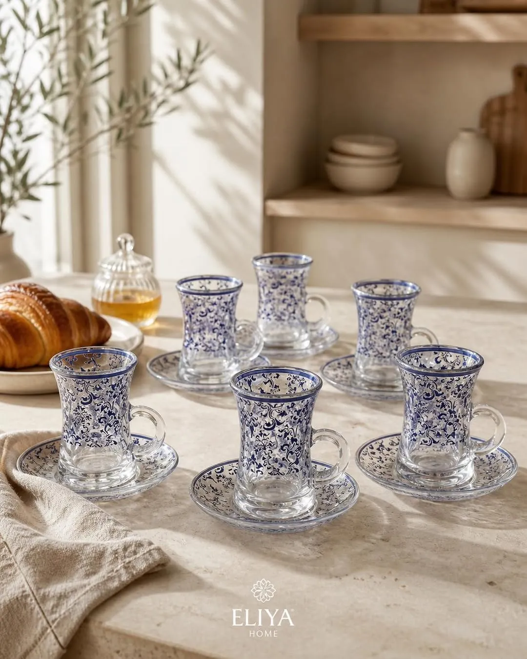 Elegant Tea Glass Set
