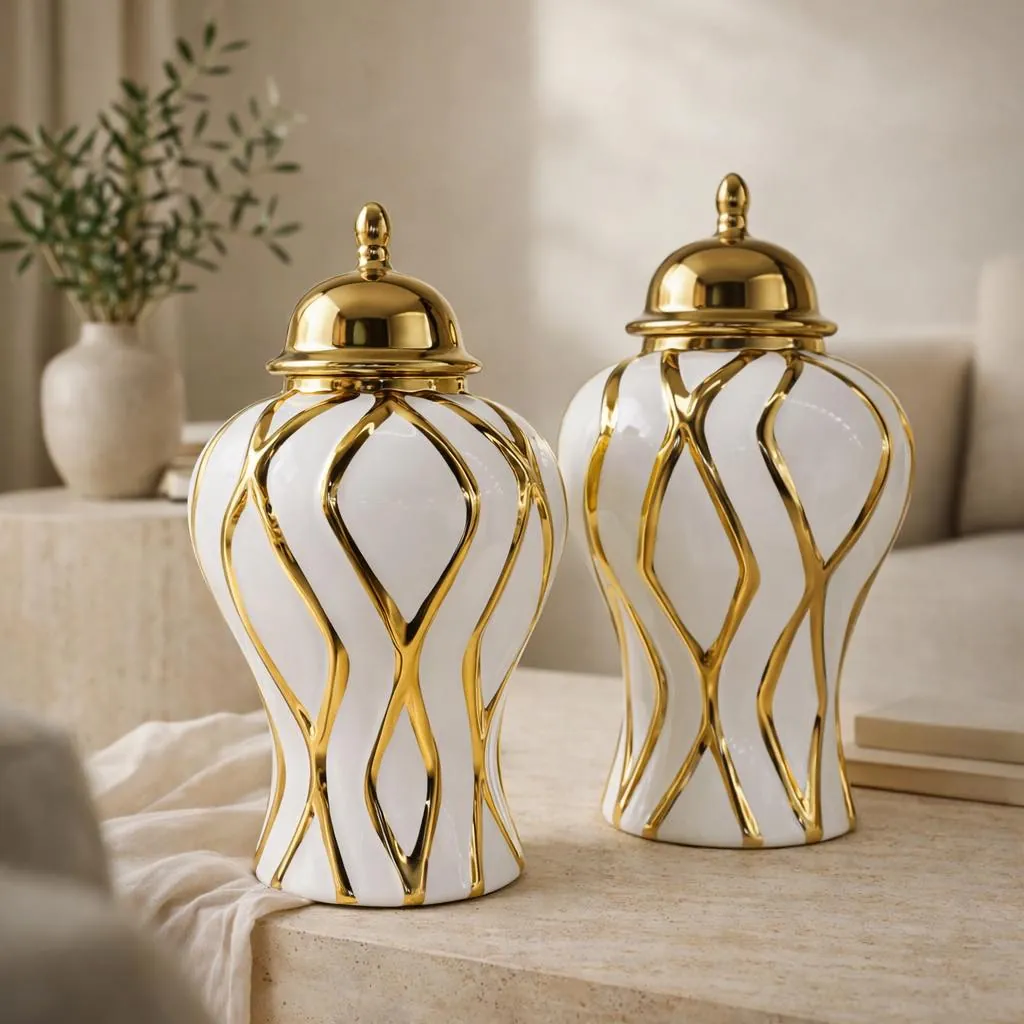 Luxury Porcelain Vase Set