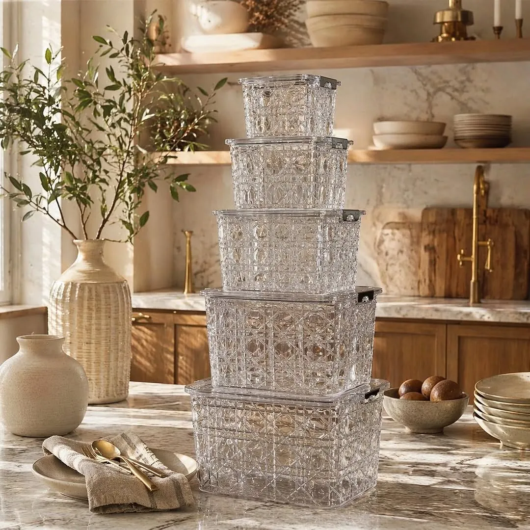 Five-Piece Square Container Set