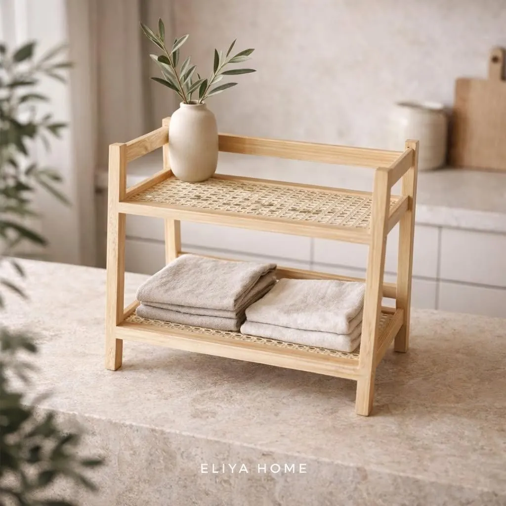 Bamboo Wooden Kitchen Spice Stand