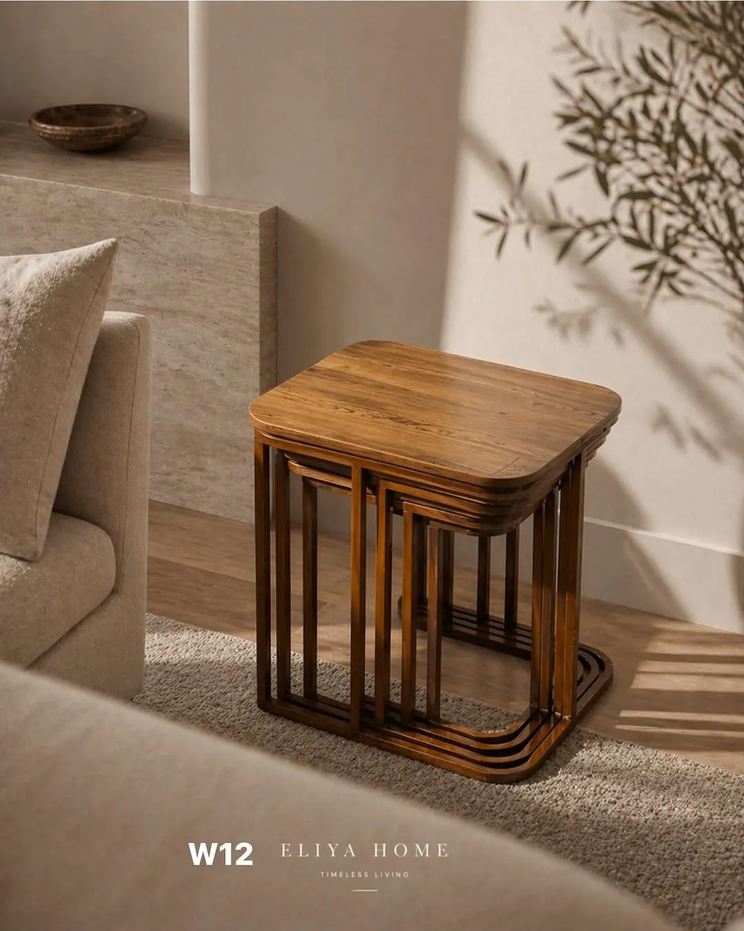4-Piece Nesting Tables Set