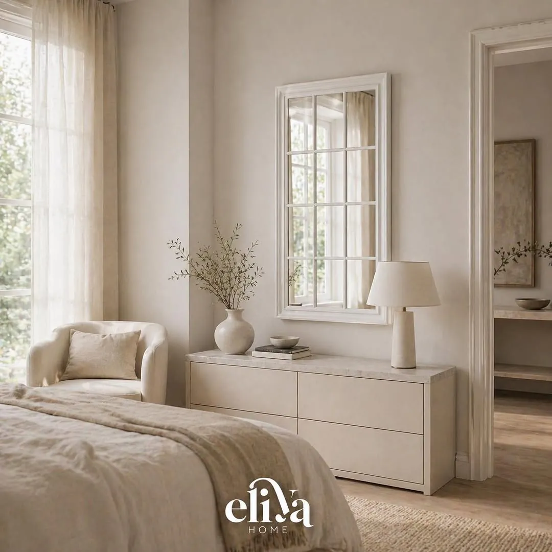 Elegant Rectangular Window-Style Mirror