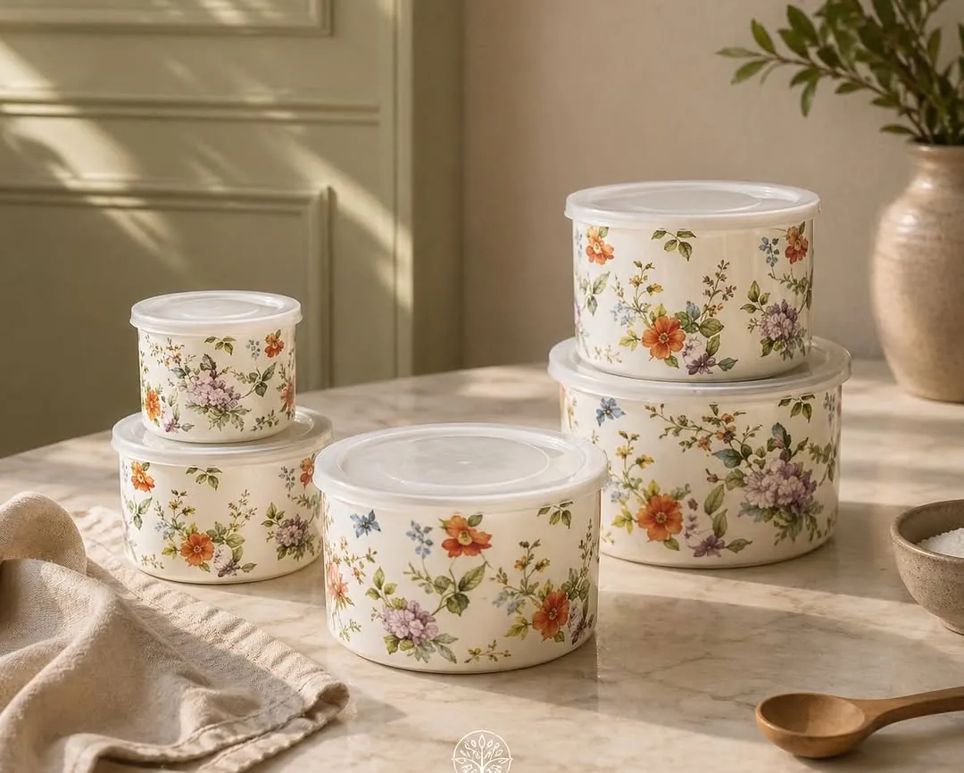 Ginko 5-Piece Metal Container Set