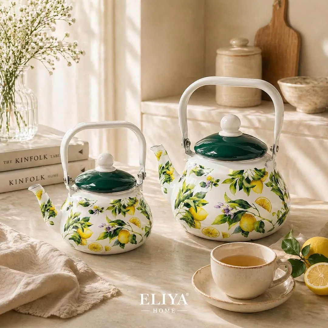 Ginko Metal Kettle and Teapot Set