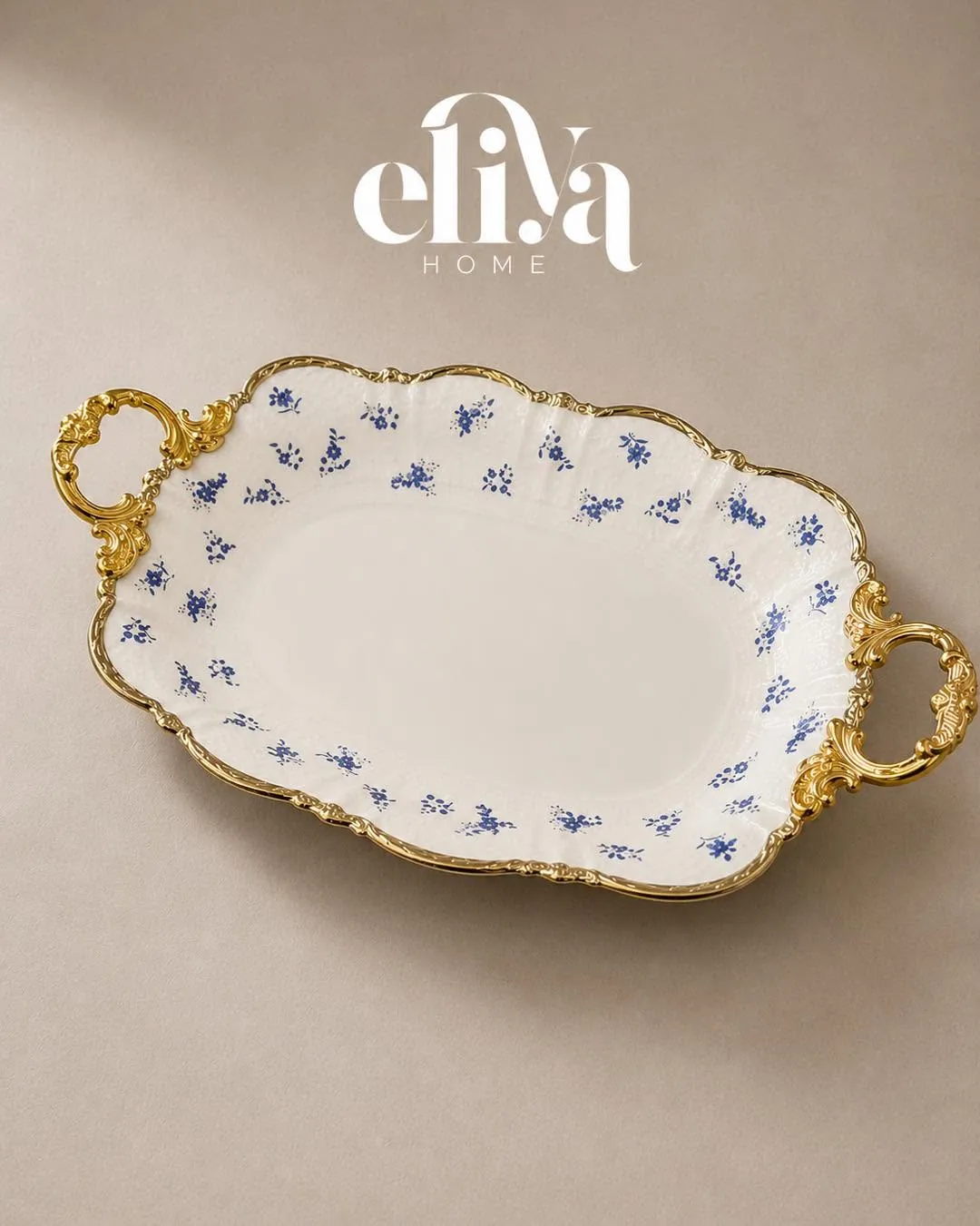 Classic European Style Serving Plates