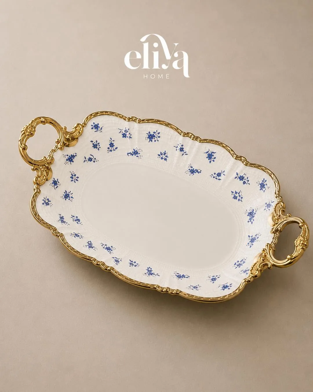 Classic European Style Serving Plates