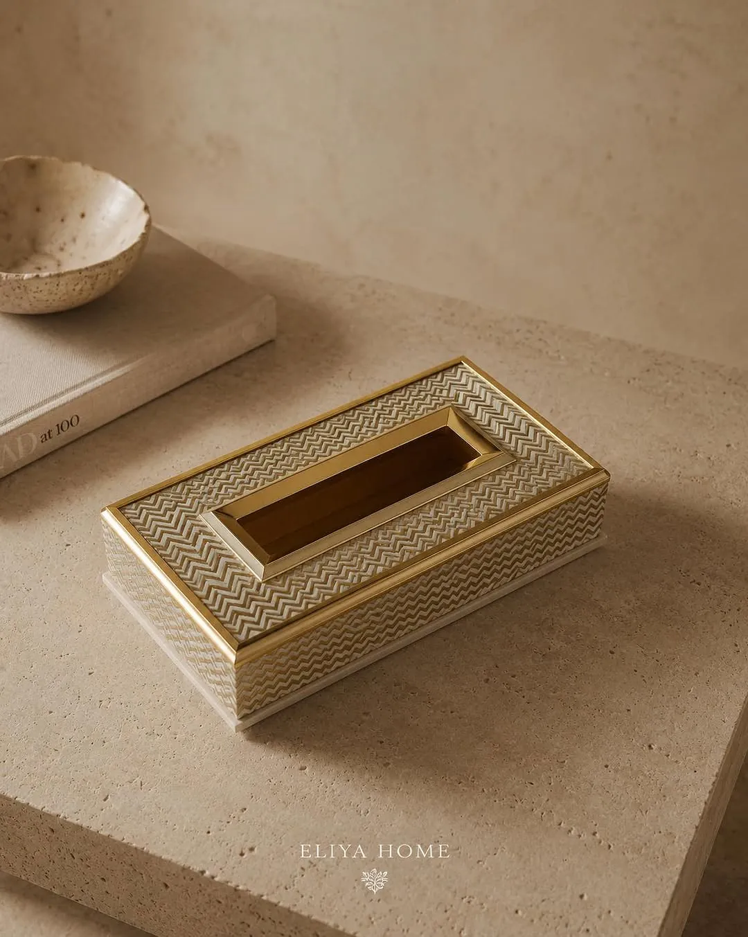 Porcelain Plastic Tissue Box