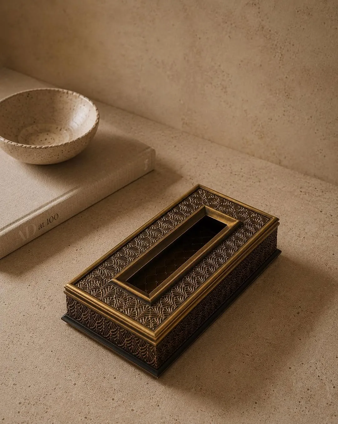 Porcelain Plastic Tissue Box