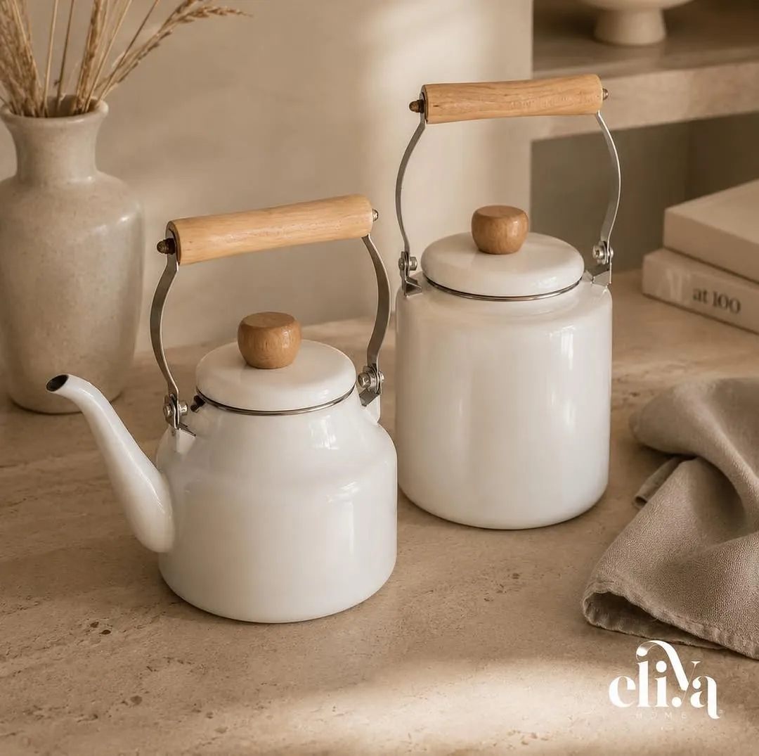Ginko Metal Kettle and Teapot Set