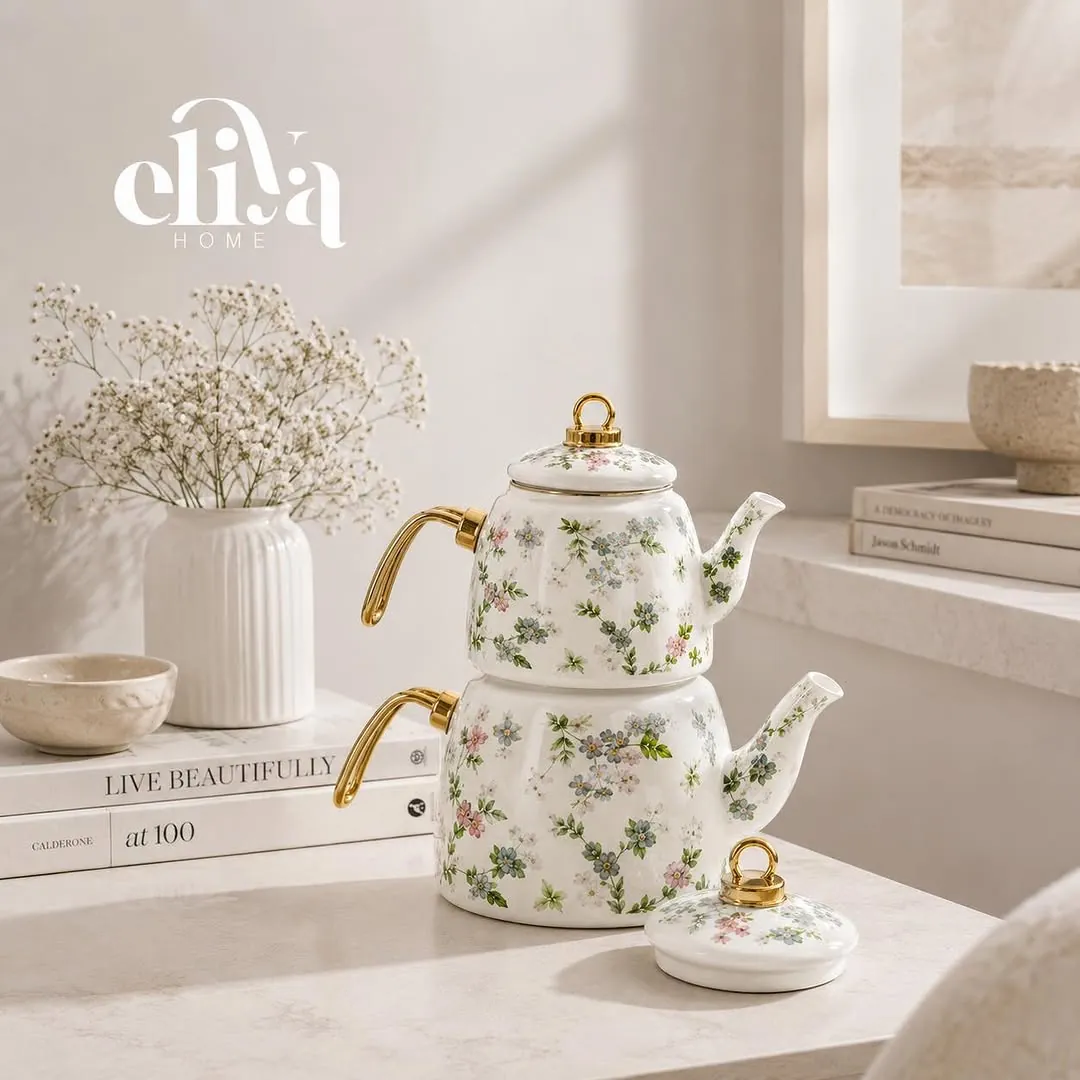 Ginko Metal Kettle and Teapot Set