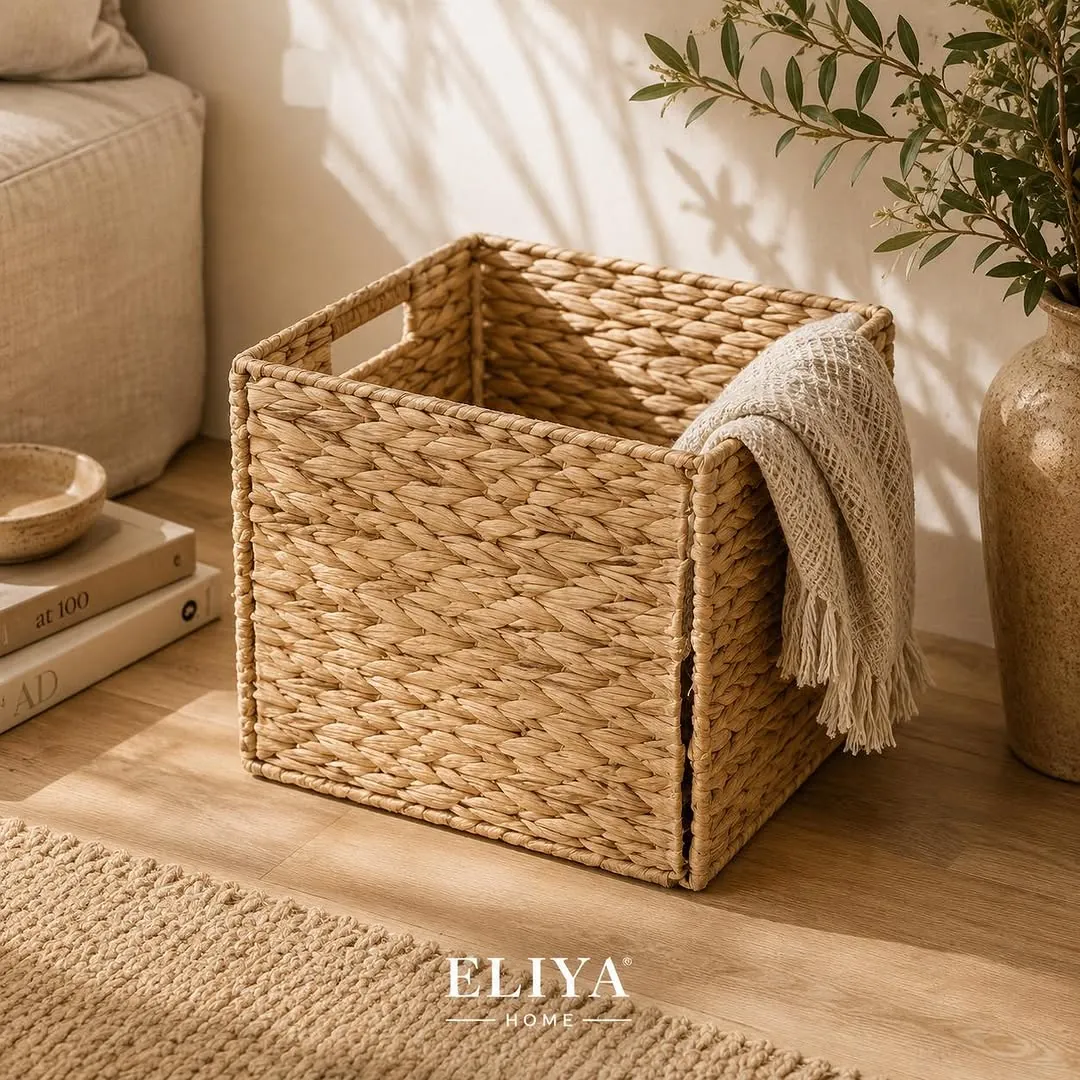 Elegant Wicker Storage Box