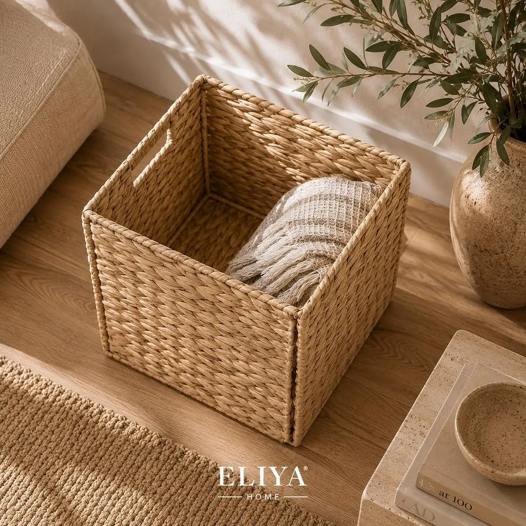 Elegant Wicker Storage Box