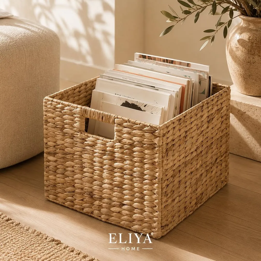 Elegant Wicker Storage Box
