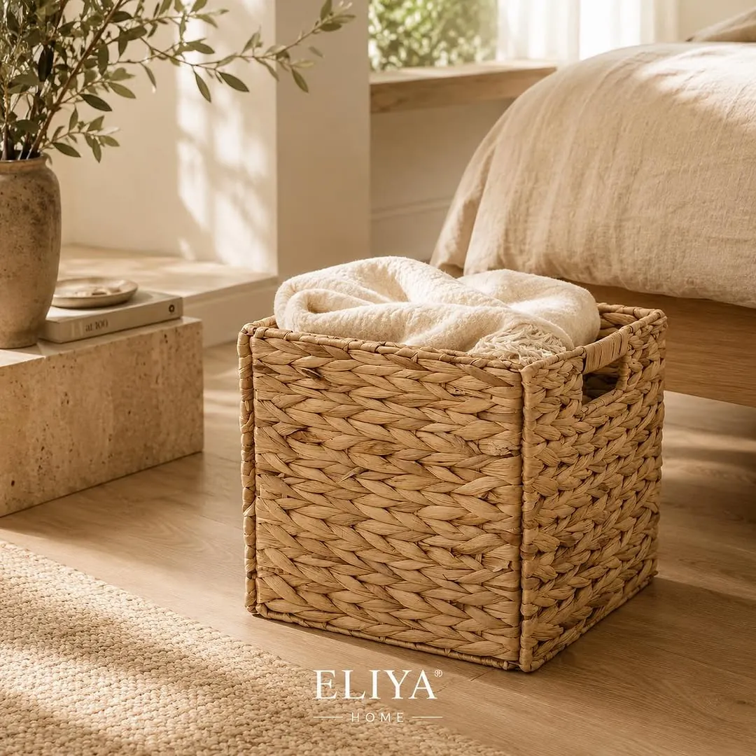 Elegant Wicker Storage Box