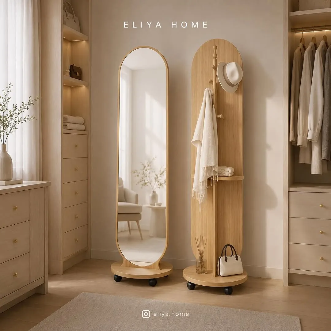 Mirror and Clothes Stand