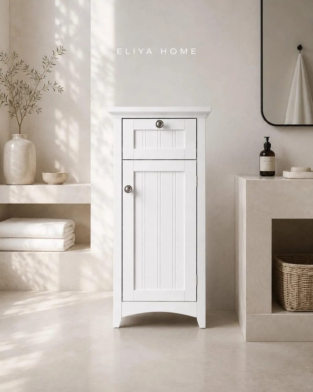 Drawer and Door Nightstand - Code 136