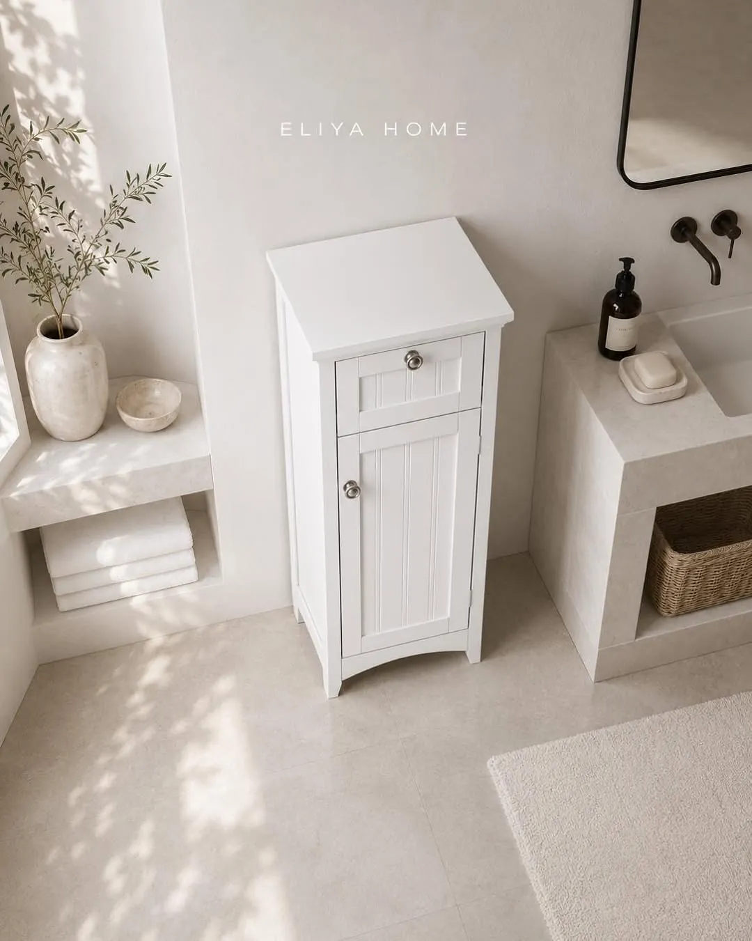 Drawer and Door Nightstand - Code 136