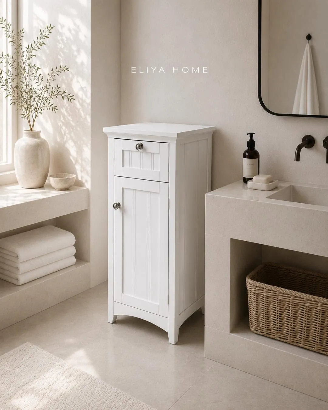 Drawer and Door Nightstand - Code 136