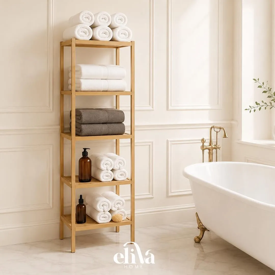 Bamboo Wood Shelves