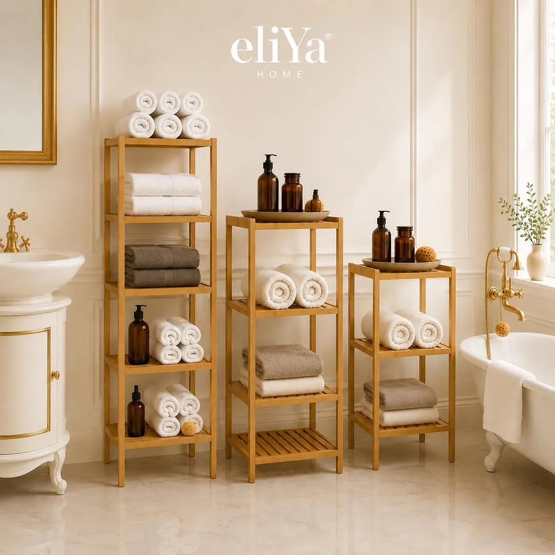Bamboo Wood Shelves
