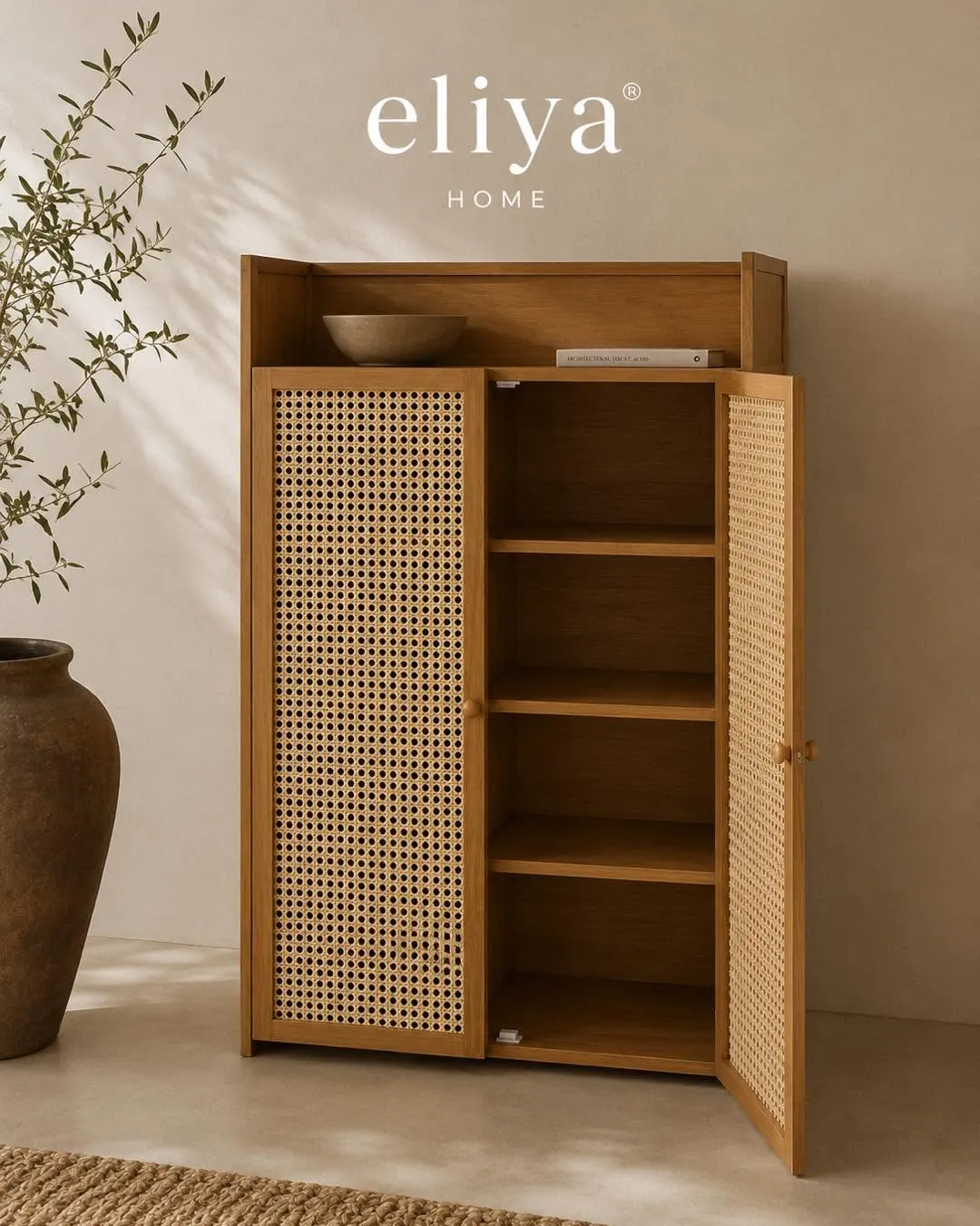 Bamboo Wood Shoe Rack