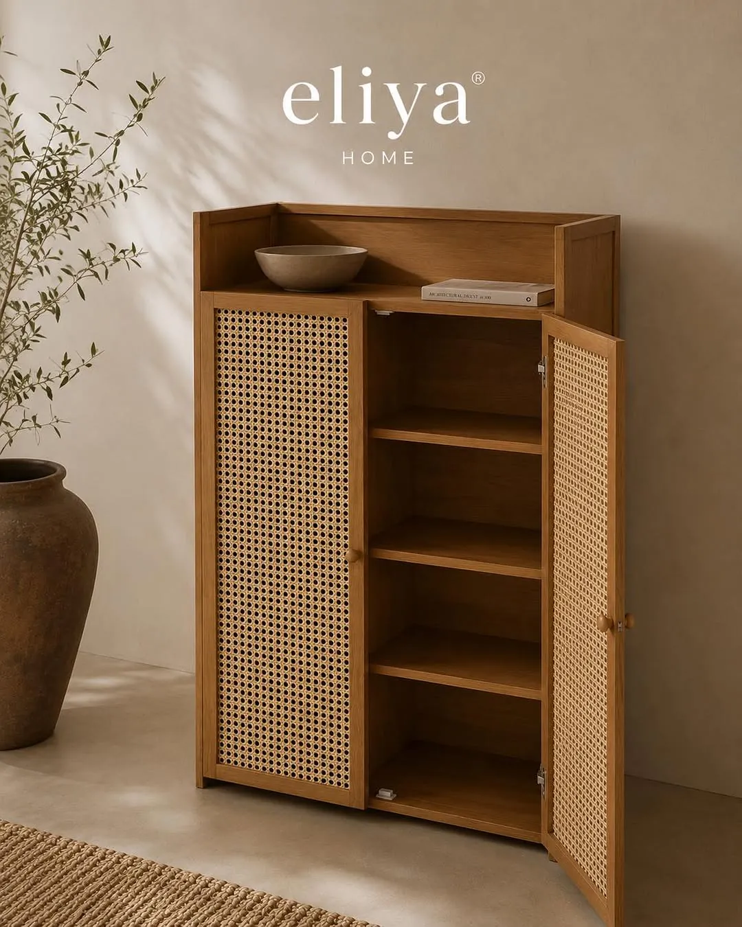 Bamboo Wood Shoe Rack