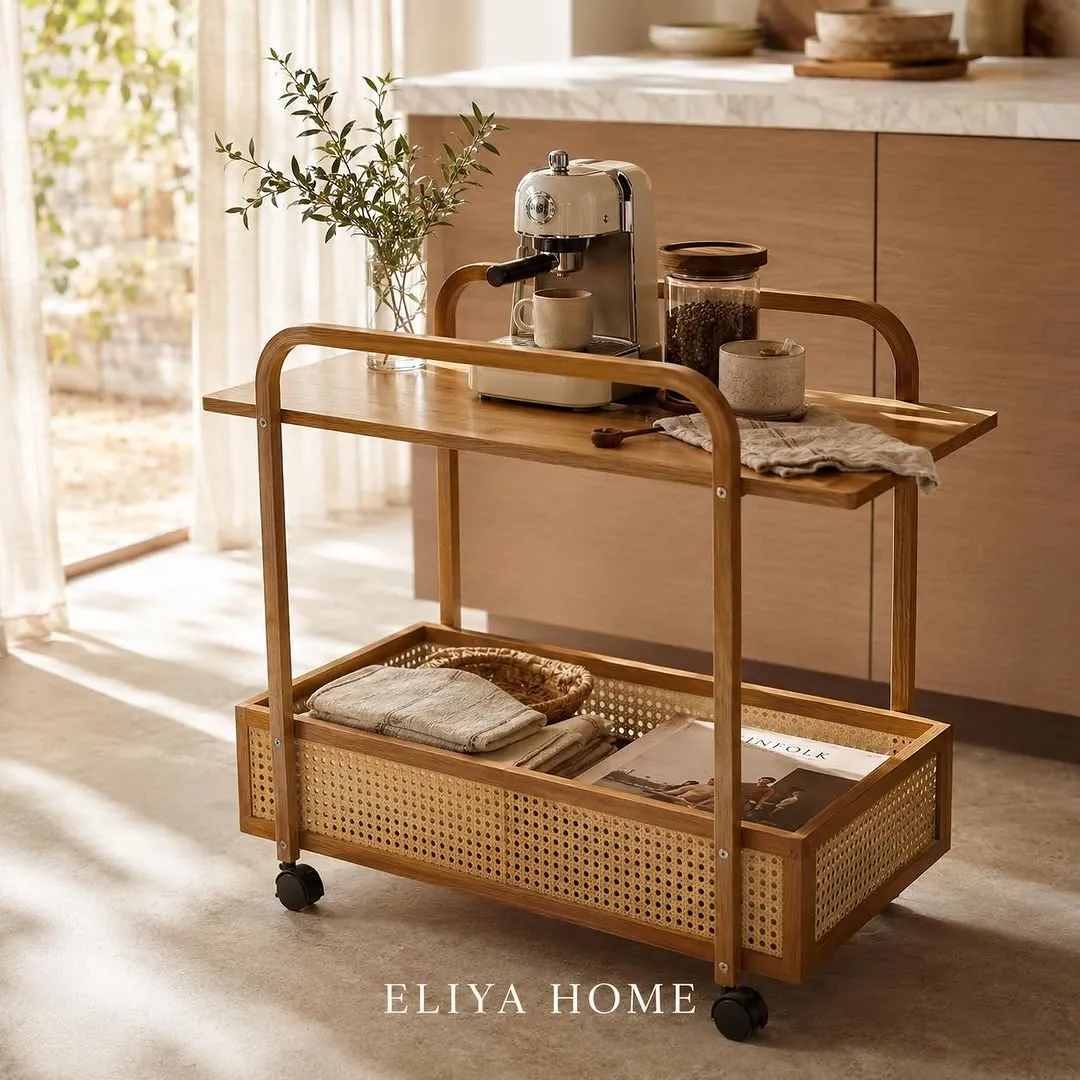 Elegant Wooden Arubah Shelf
